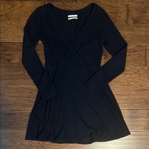 Urban Outfitters Navy Long Sleeve Dress